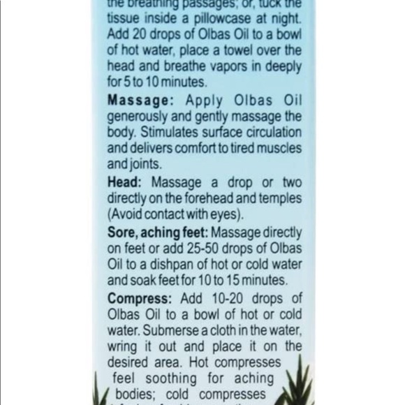 NWT Olba’s Aromatherapy Inhalant and Massage Oil 0.32 oz - Picture 3 of 4